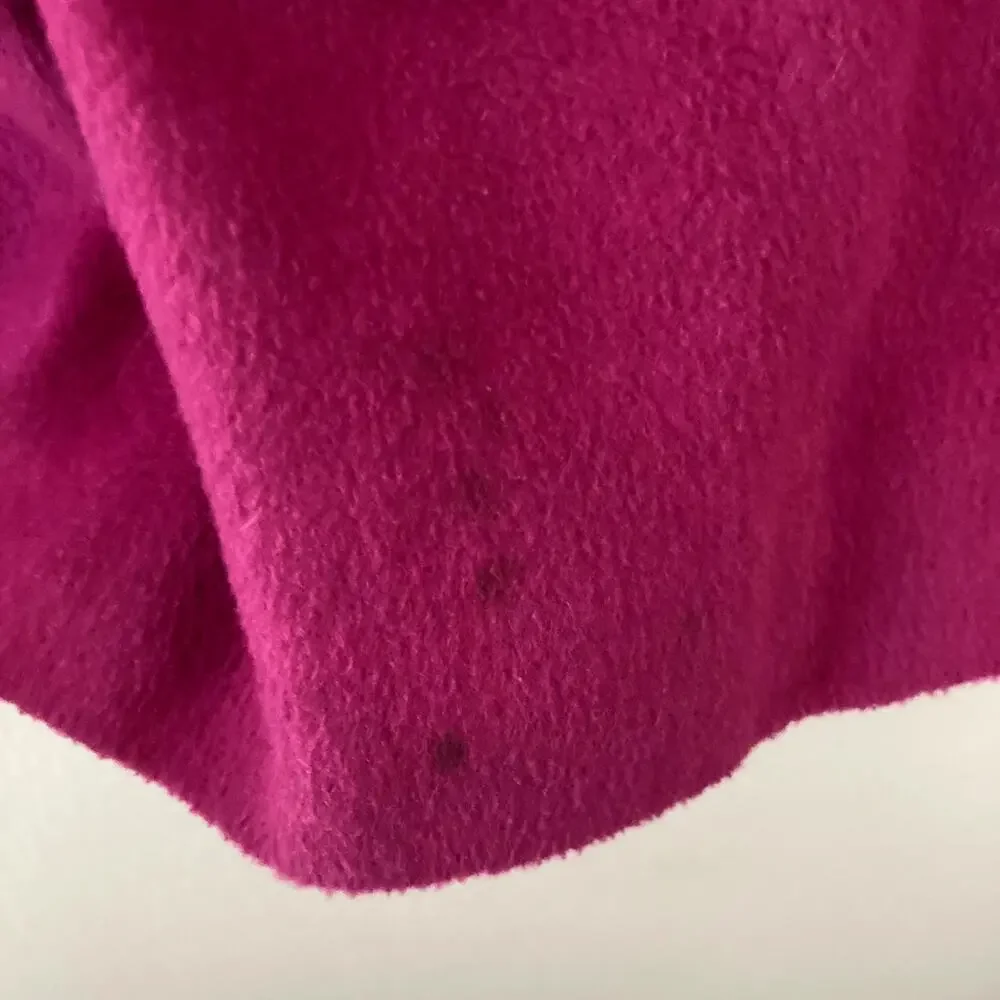 Gap Kids Solid Peacoat Wool Blend Fuchsia Petal Pink XS 4/5